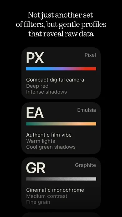 Capturas de pantalla de Lampa — Digital & Film Camera