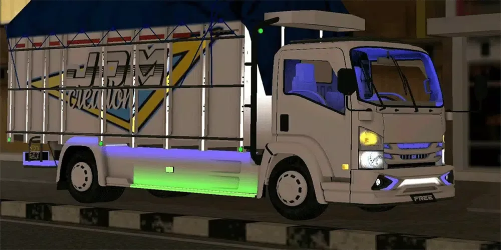 Captures d'écran de Truk Lampu Kolong Bussid
