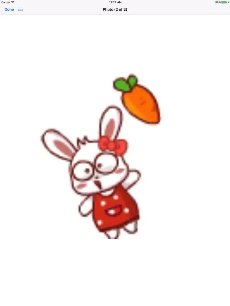 Fun Animate Red Rabb iPad  Screenshots