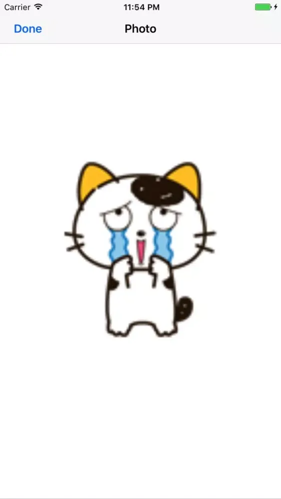 Fun Yellow Ear Cat Stickers স্ক্রিনশট