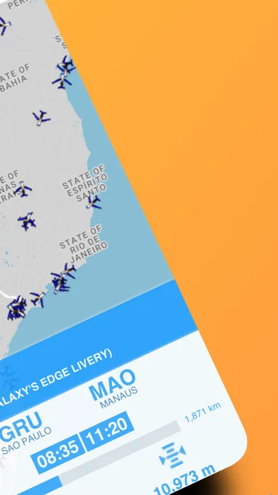 Ảnh chụp màn hình của Tracker For LATAM Airlines