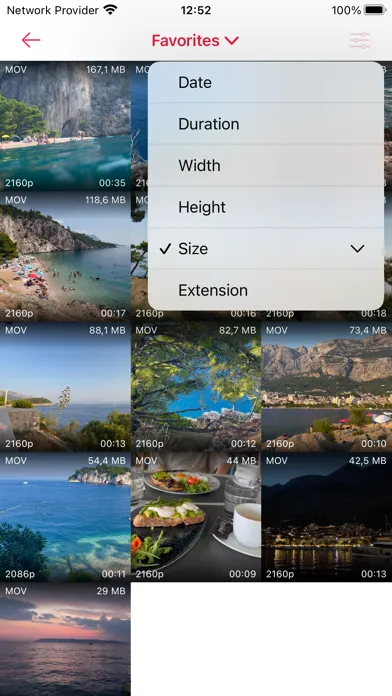 Captures d'écran de Video Compressor - resize all