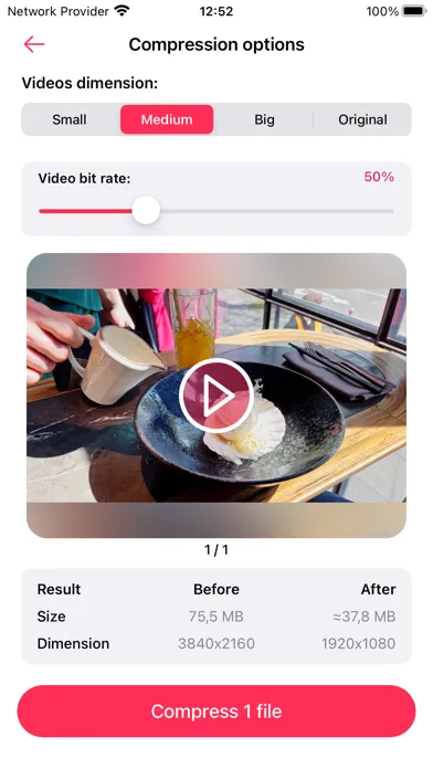 Captures d'écran de Video Compressor - resize all