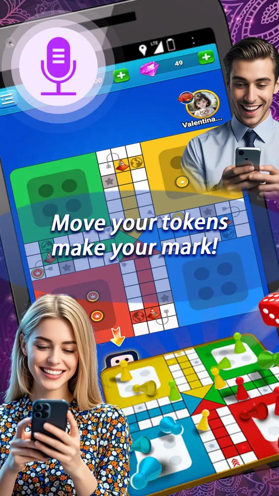 Captures d'écran de Ludo Oasis-Voice chat Parcheesi club online