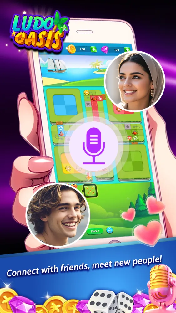 Captures d'écran de Ludo Oasis-Voice chat Parcheesi club online