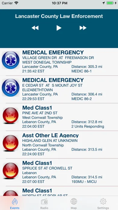 صور Lebanon PA Incidents and Radio
