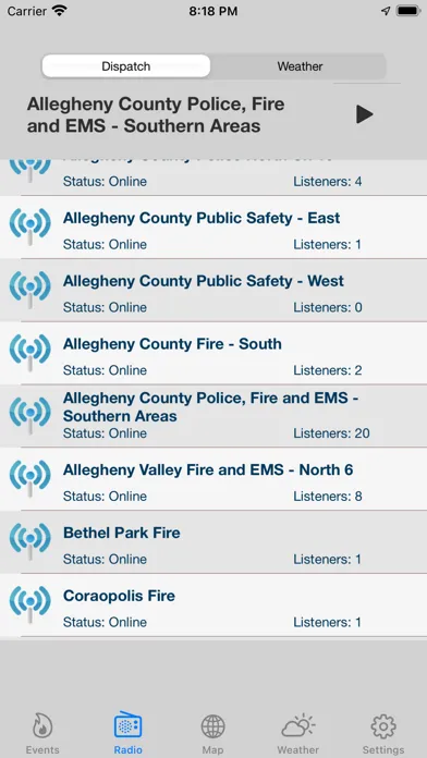 MontCo Incidents and Radio應用截圖