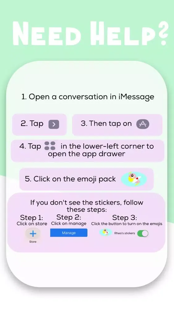 Rhea Emojis應用截圖