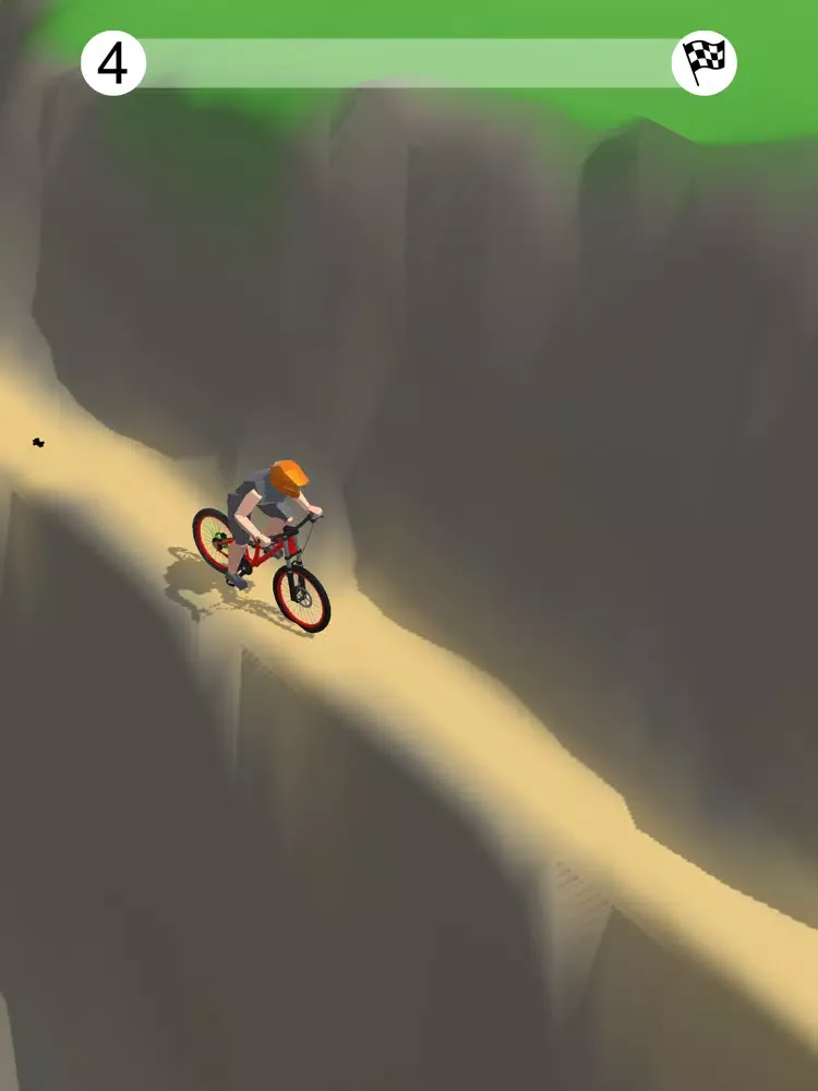 Downhill Ride 3D iPad  سکرین شاٹس