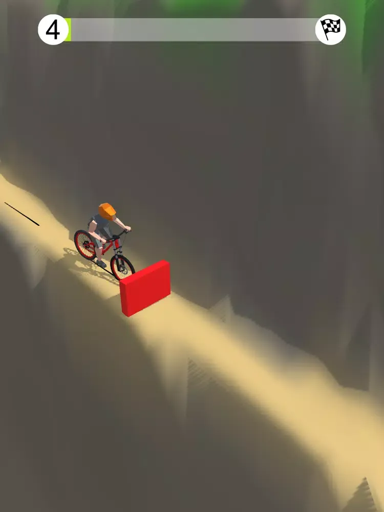 Downhill Ride 3D iPad  سکرین شاٹس
