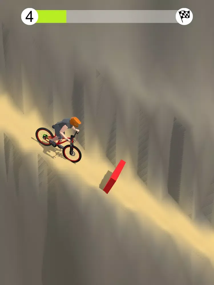 Downhill Ride 3D iPad  سکرین شاٹس