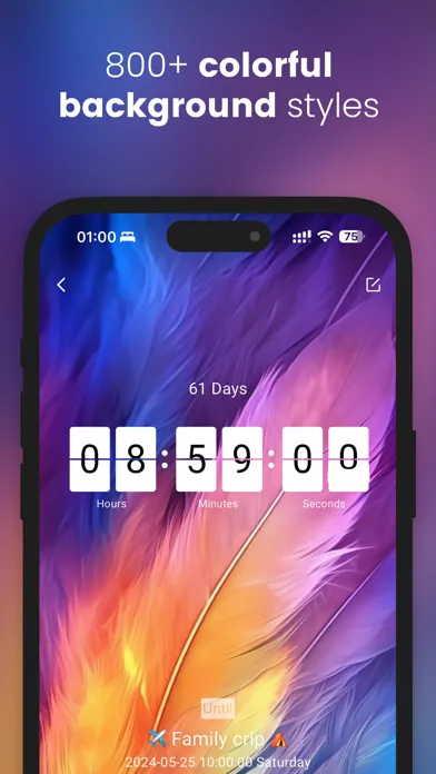 Countdown: Reminder & Widget Screenshots