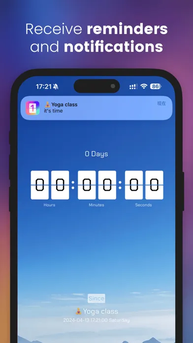 Countdown: Reminder & Widget Screenshots
