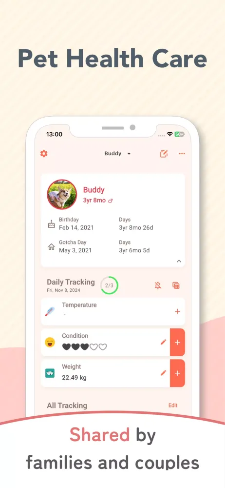 PetNotePlus - Pet care tracker Screenshots