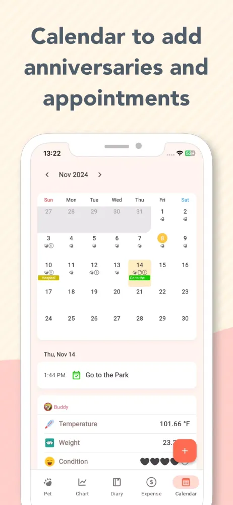 PetNotePlus - Pet care tracker Screenshots