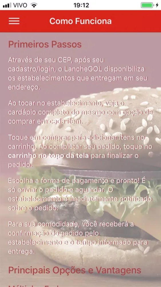 LancheGOL Delivery سکرین شاٹس
