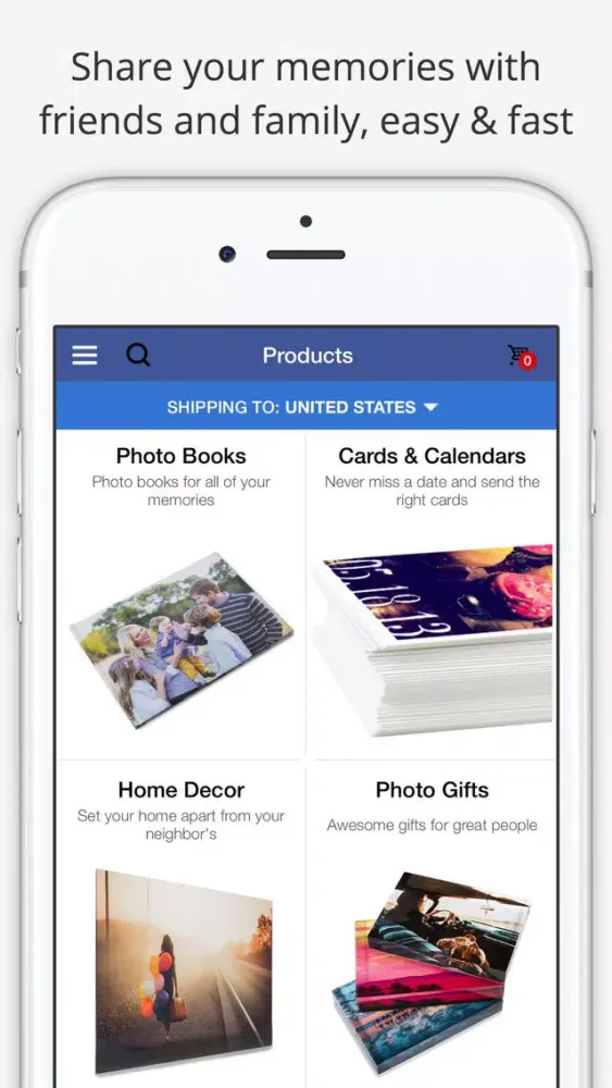 Capturas de pantalla de Custom Photo Printing for Instagram, Gift Ideas