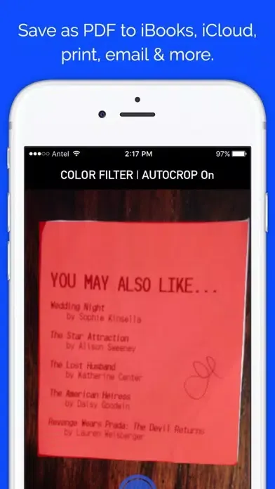 ภาพหน้าจอของ Easy Scanner - Scan documents to PDF in iBooks, email, print & more