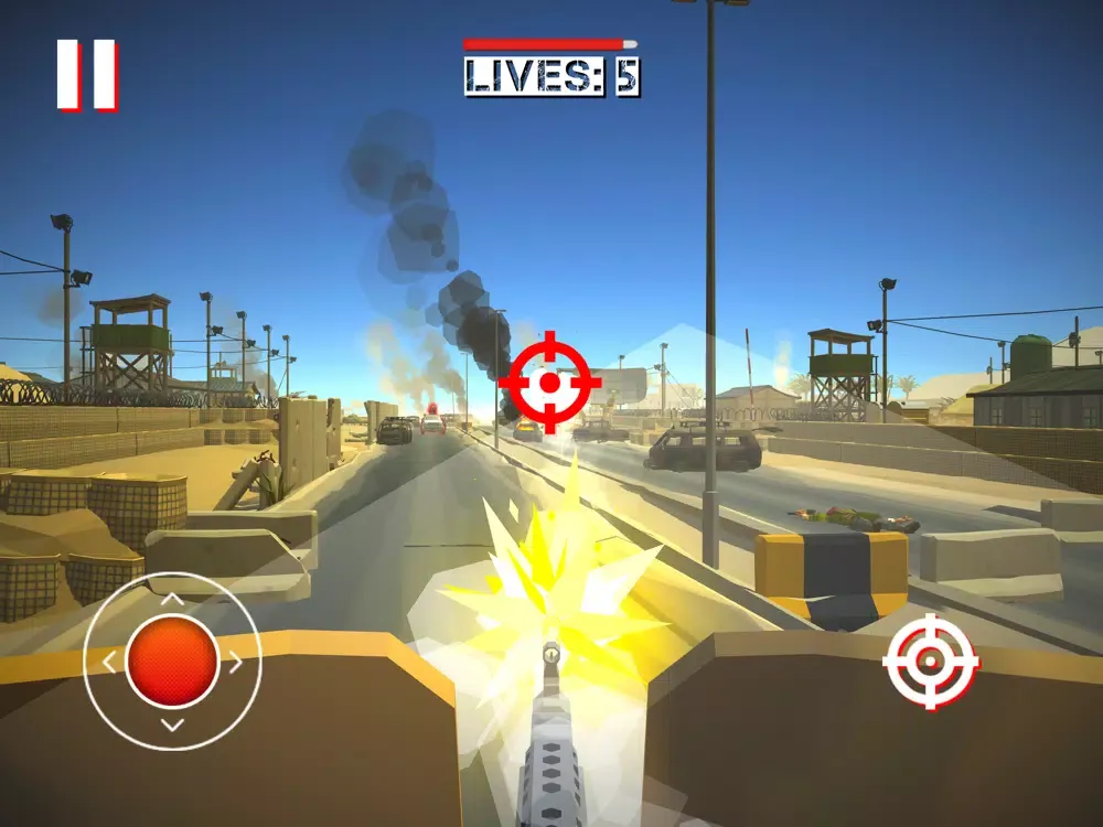 Tangkapan skrin Desert Storm Combat iPad 