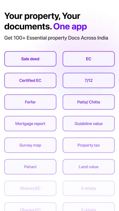 Landeed: EC, Patta, 7/12, RTC Screenshots