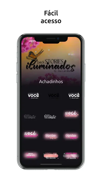 Stickers Peonia Screenshots