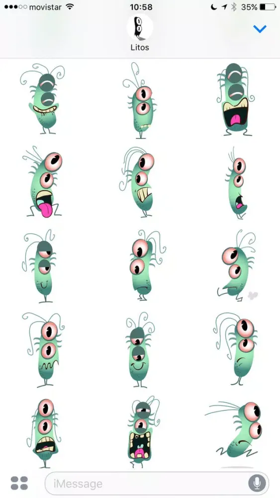 Alien Invasion iMessage Sticker Pack by Litosfera Screenshots