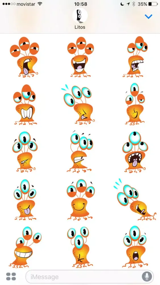 Alien Invasion iMessage Sticker Pack by Litosfera Screenshots
