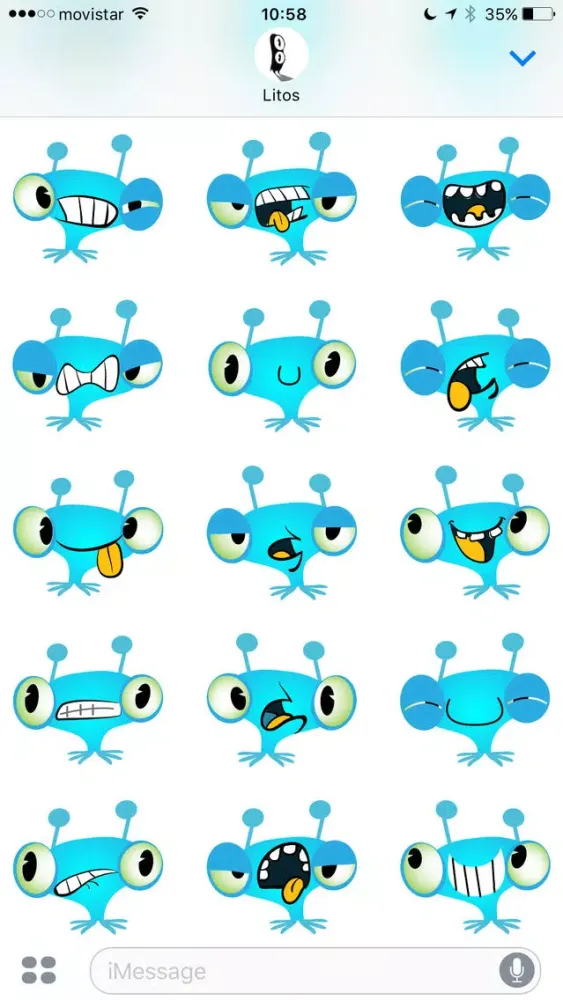Alien Invasion iMessage Sticker Pack by Litosfera Screenshots