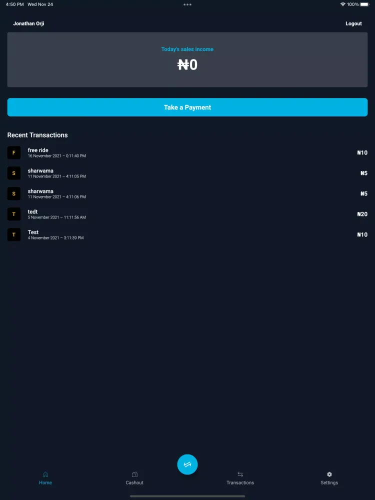 Landmark Citizen Vendor Screenshots