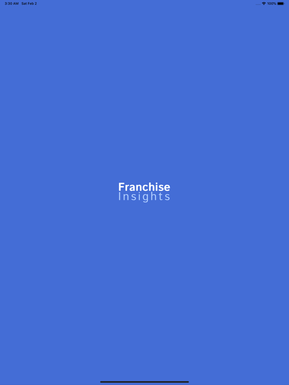 Franchise Insights iPad 应用截图