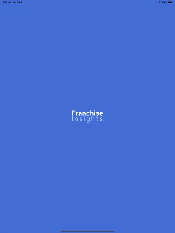 Capturas de pantalla de Franchise Insights iPad 