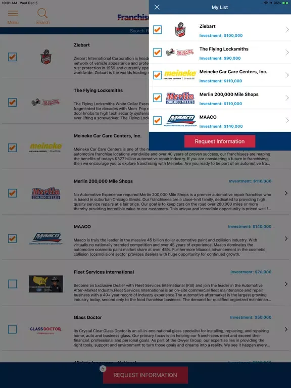 Скриншоты Franchise News iPad 