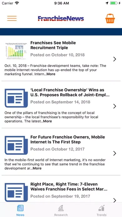 Скриншоты Franchise News