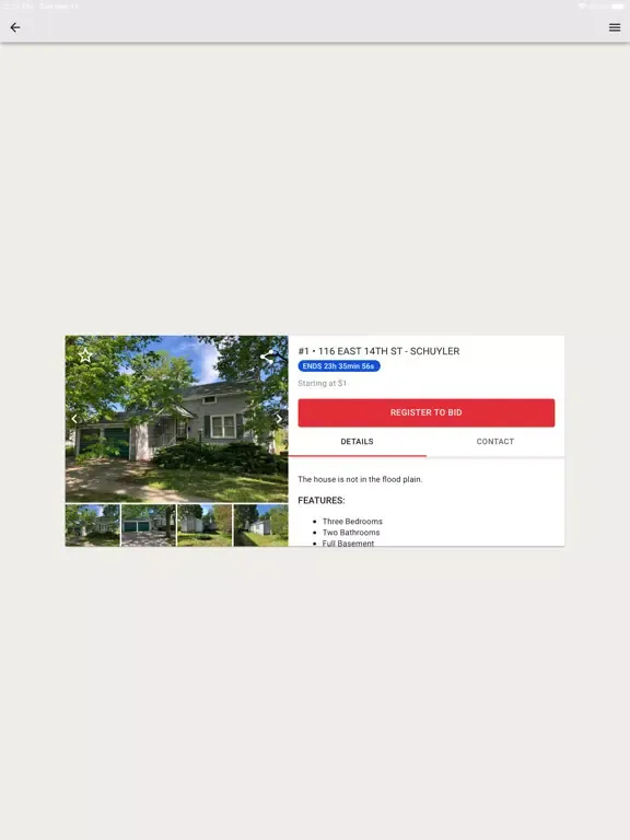 Capturas de tela do Land Mark Management & Realty iPad 