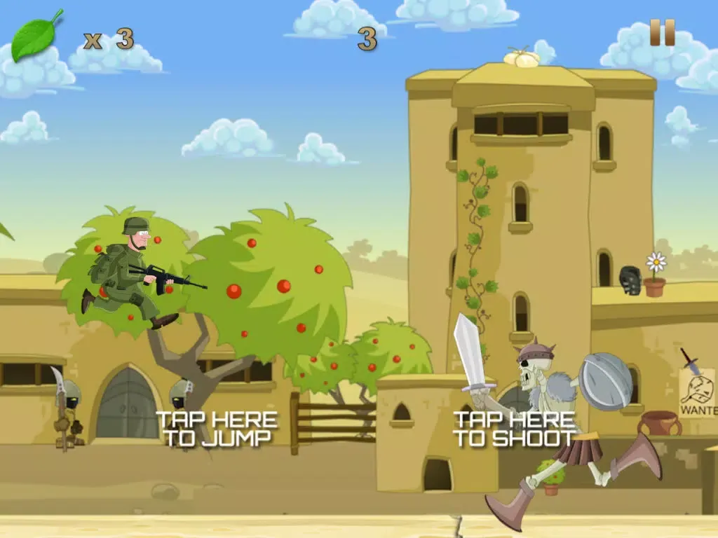 Capturas de tela do Sold-ier Burrito Bull-et: Infinity Curse-d War-riors iPad 