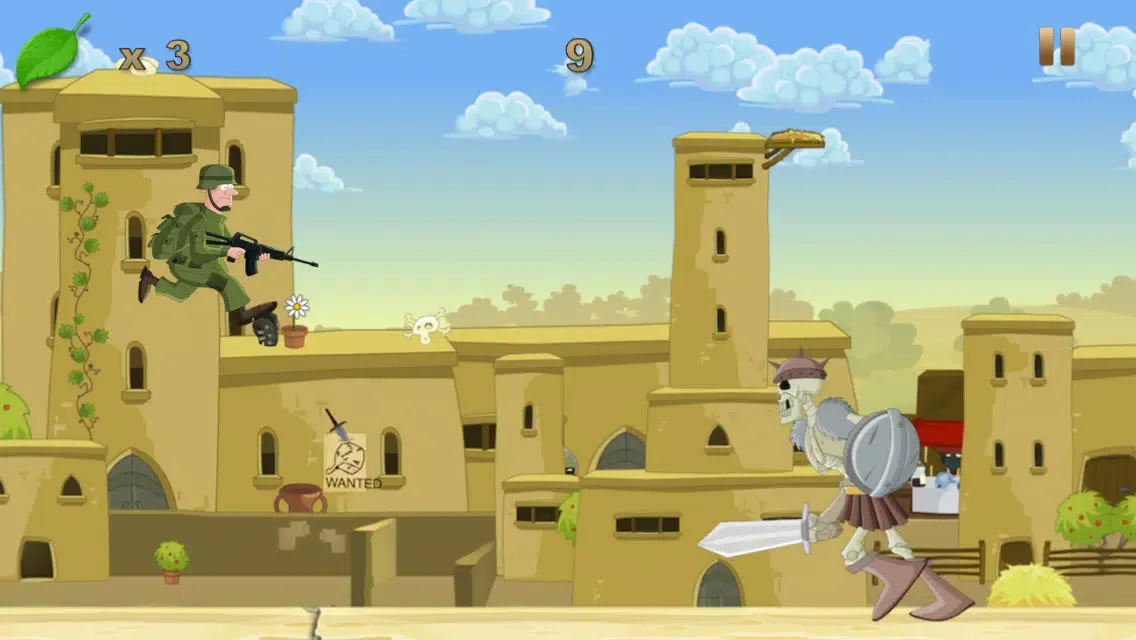 Capturas de tela do Sold-ier Burrito Bull-et: Infinity Curse-d War-riors