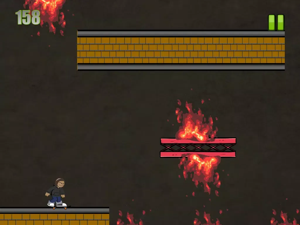 Dual Gravity: Fire Skate-r Free Falls iPad  Screenshots
