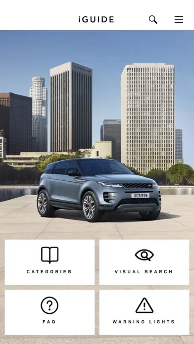 Скриншоты Land Rover iGuide