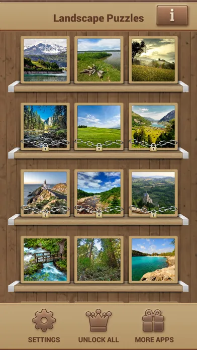 Capturas de pantalla de Landscape Jigsaw Puzzles