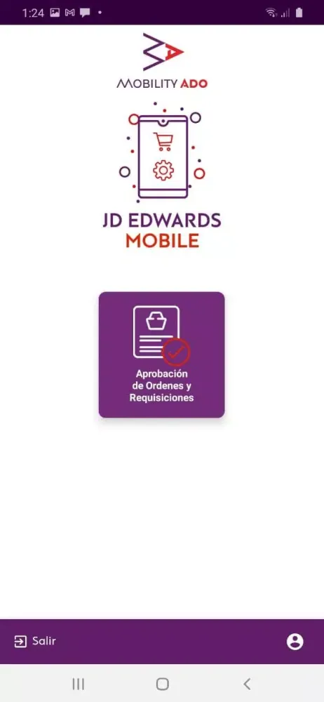 JDE Mobile ADO 스크린샷