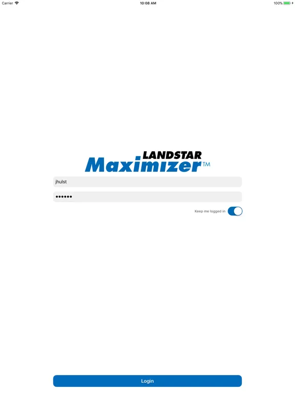 Landstar Maximizer™ iPad 應用截圖