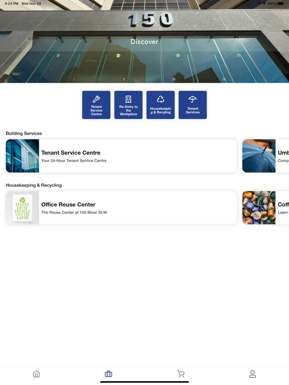 Colliers Connect iPad  スクリーンショット