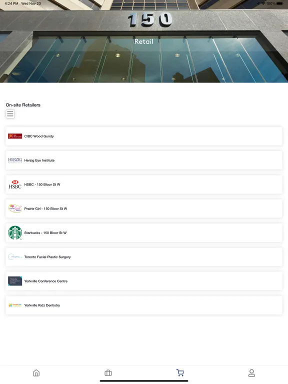 Colliers Connect iPad  スクリーンショット