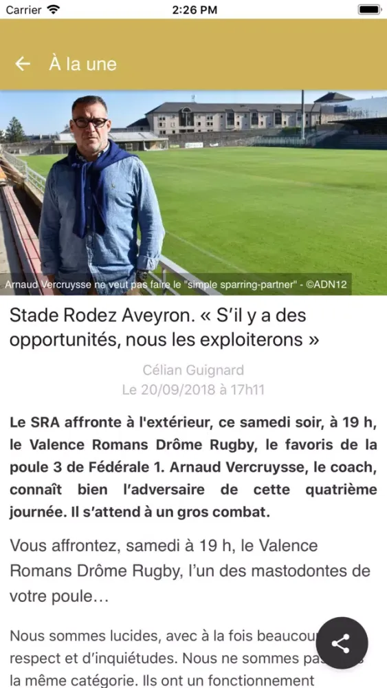Aveyron Digital News Screenshots