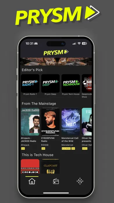 Capturas de pantalla de Prysm Radio