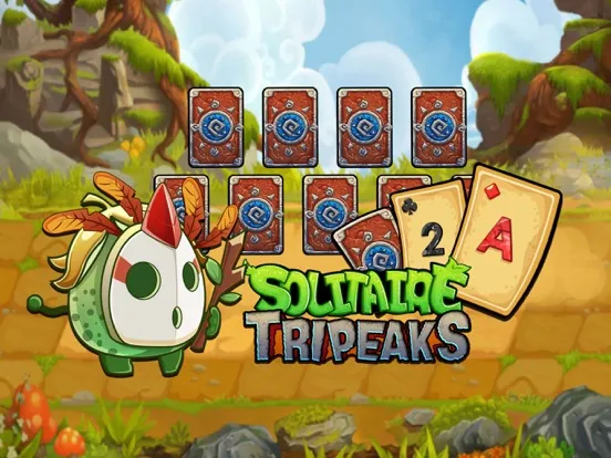 Ảnh chụp màn hình của Solitaire Tripeaks Island iPad 