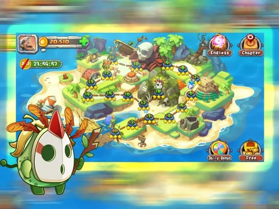 Ảnh chụp màn hình của Solitaire Tripeaks Island iPad 