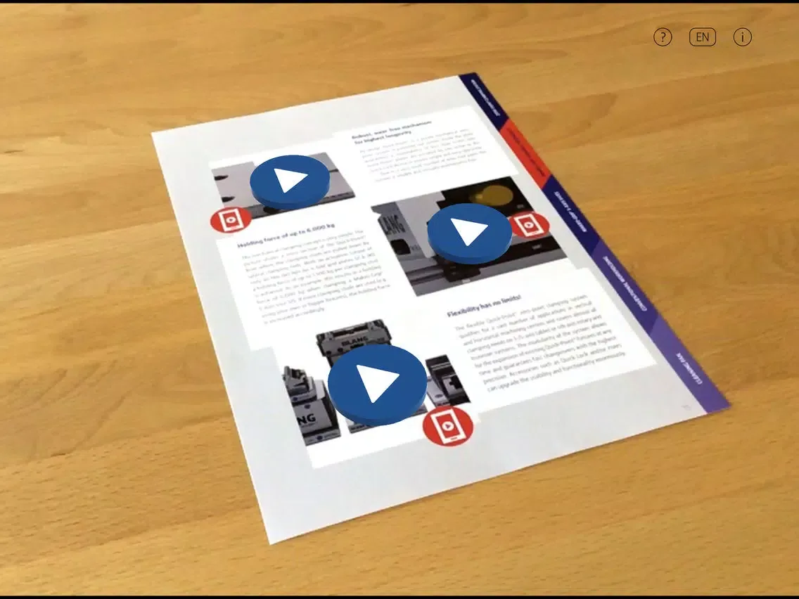 Ảnh chụp màn hình của LANG Technik AR iPad 