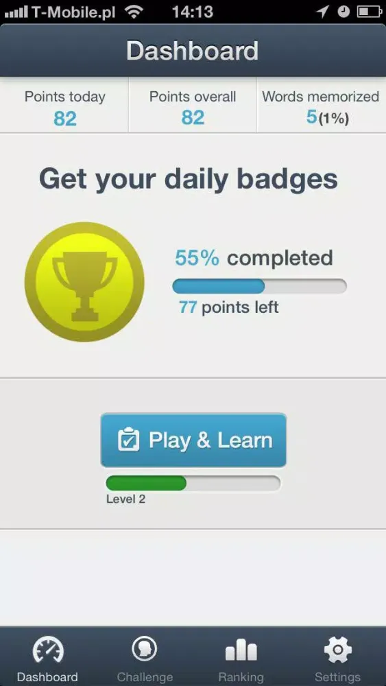 Vocabla: GRE Exam. Play & learn 1000 English words and improve vocabulary in easy tests.应用截图