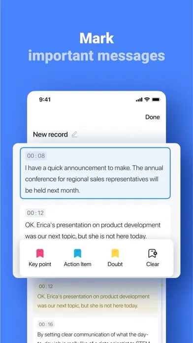 Notta: Transcribe&AI notetaker 스크린샷